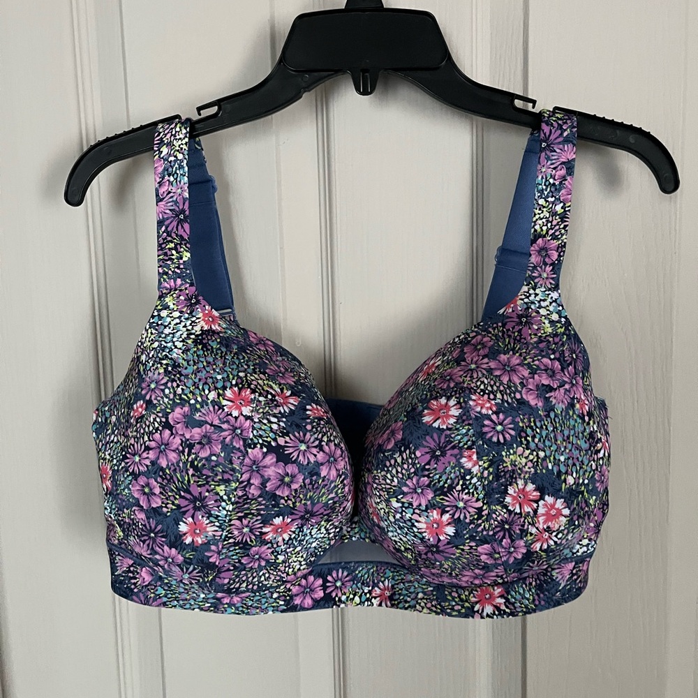 Floral Print Women's Cacique Bra 38G